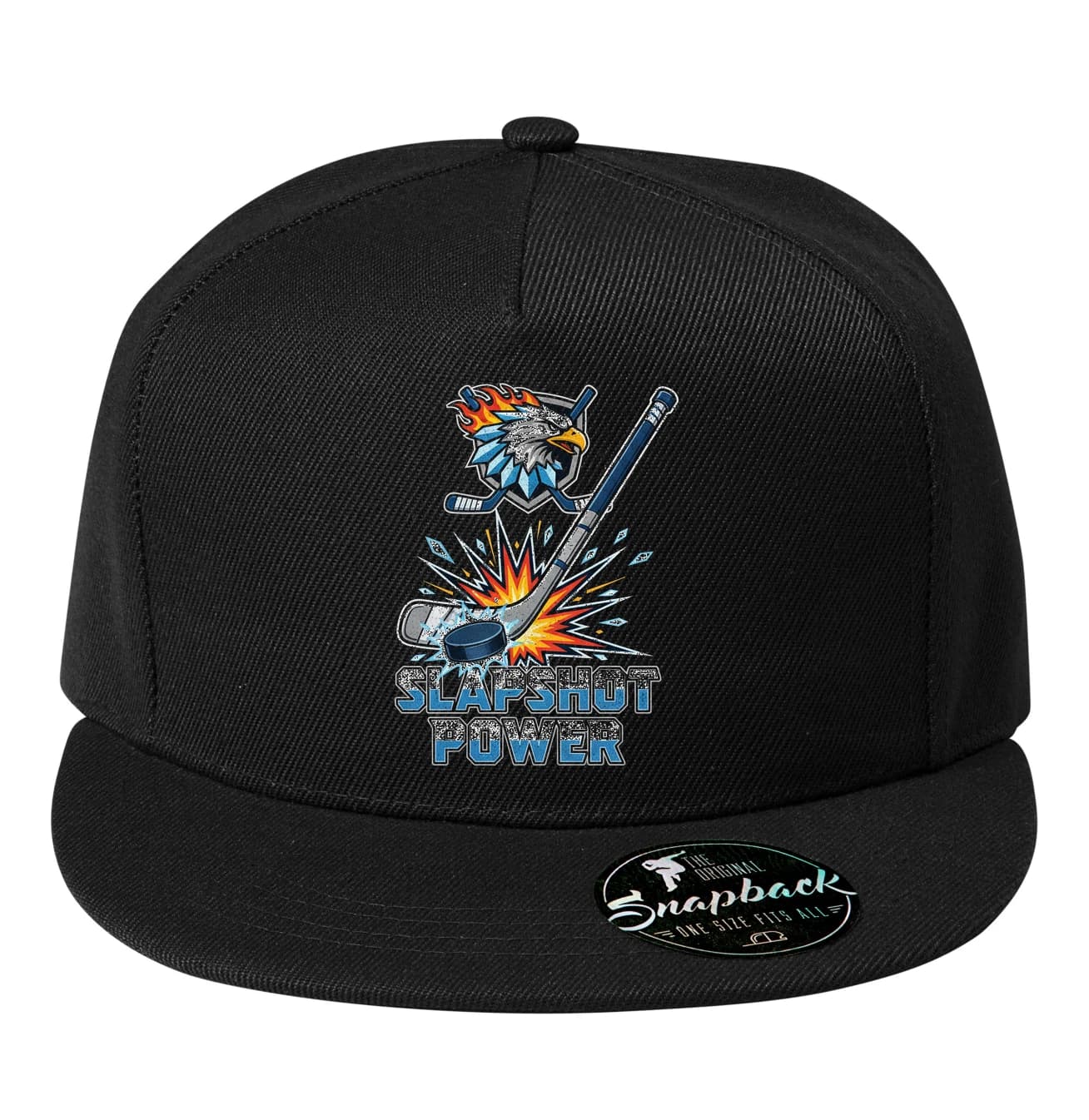 Šiltovka snapback Ohnivá orlia sila Slapshot Power na ľade