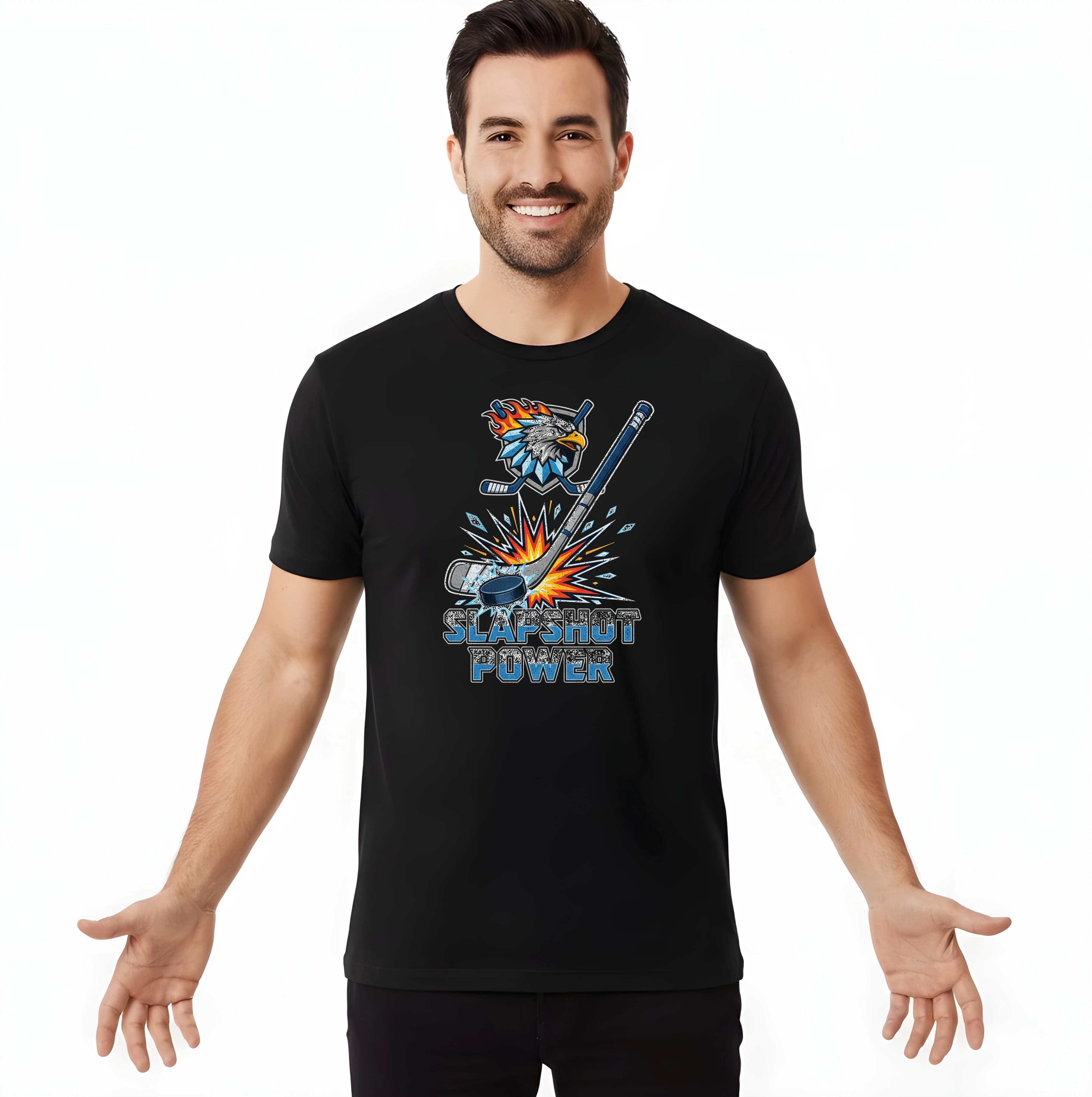 Pánske tričko Ohnivá orlia sila Slapshot Power na ľade