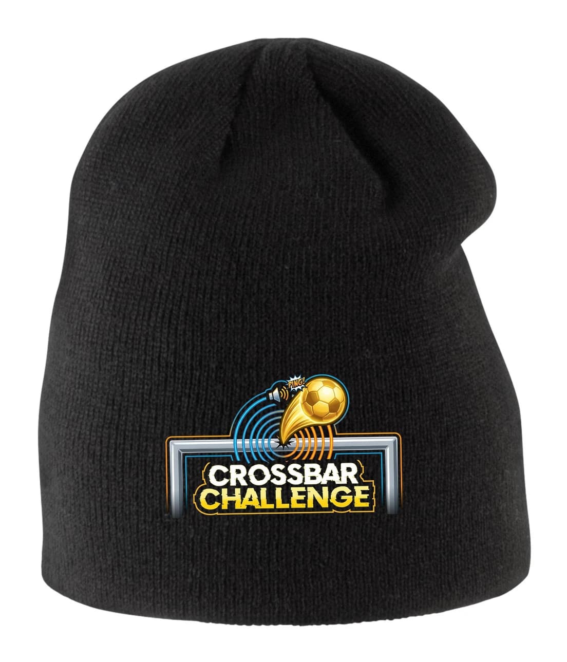Detská zimná čiapka Zlatá gólová výzva Crossbar Challenge Ping