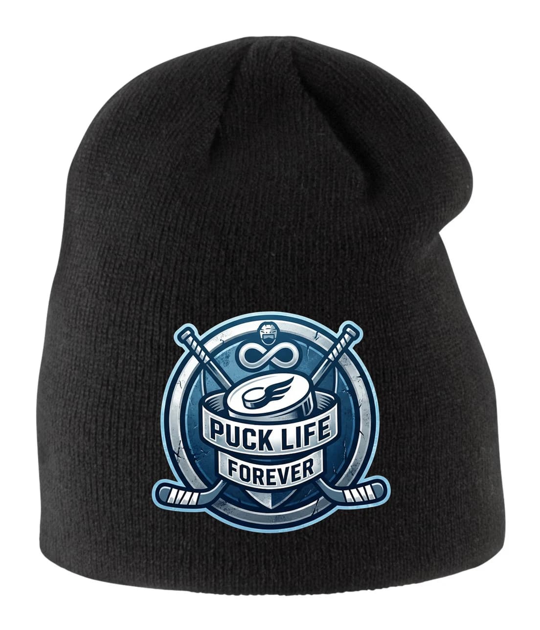 Detská zimná čiapka Nekonečná hokejová vášeň Puck Life Forever