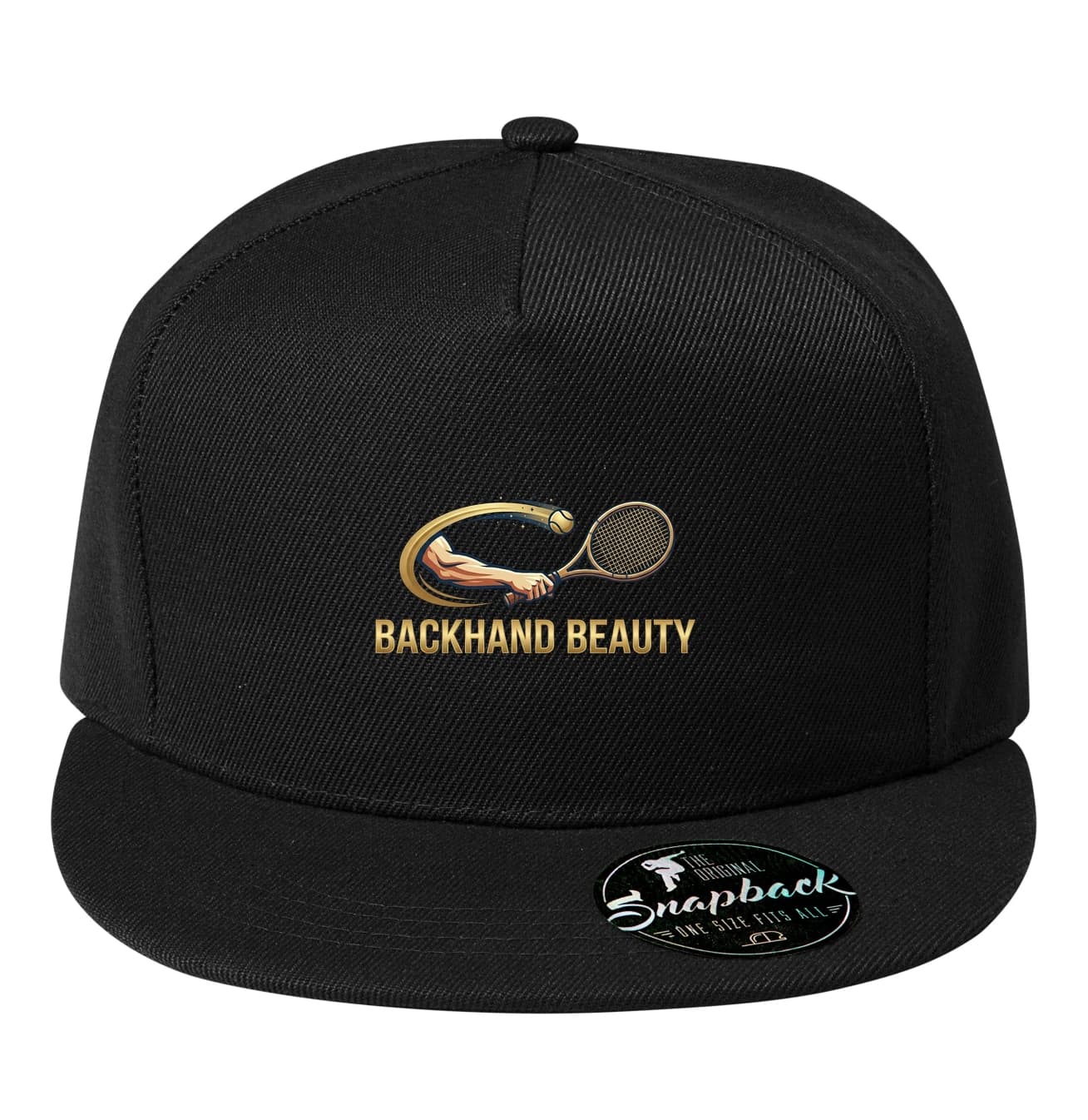 Šiltovka snapback Zlatý bekhend Krása, sila a presný úder