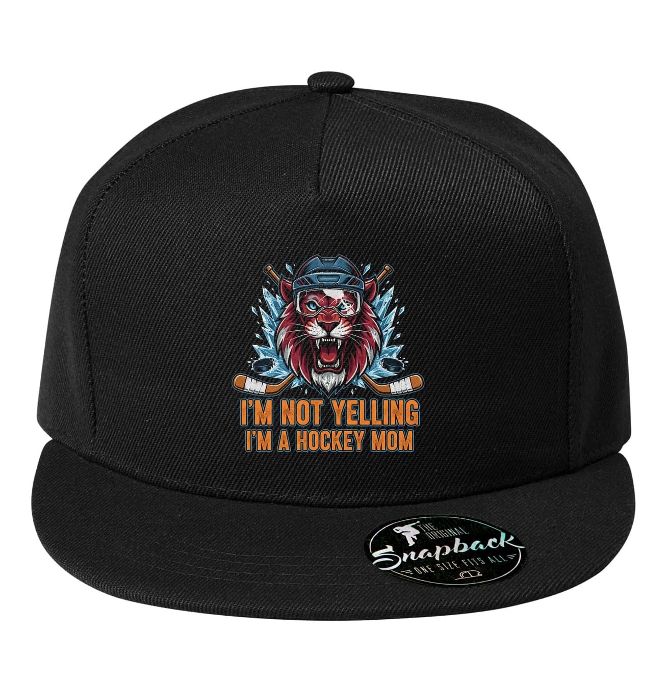 Šiltovka snapback Nekričím, som Hockey Mom Hrdá ľadová tigrica