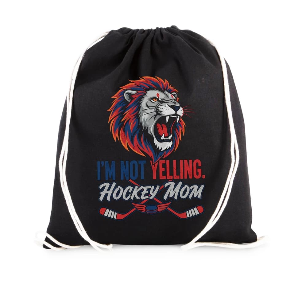 Vak na chrbát Leví rev Hockey Mom Hrdé fandenie na ľade