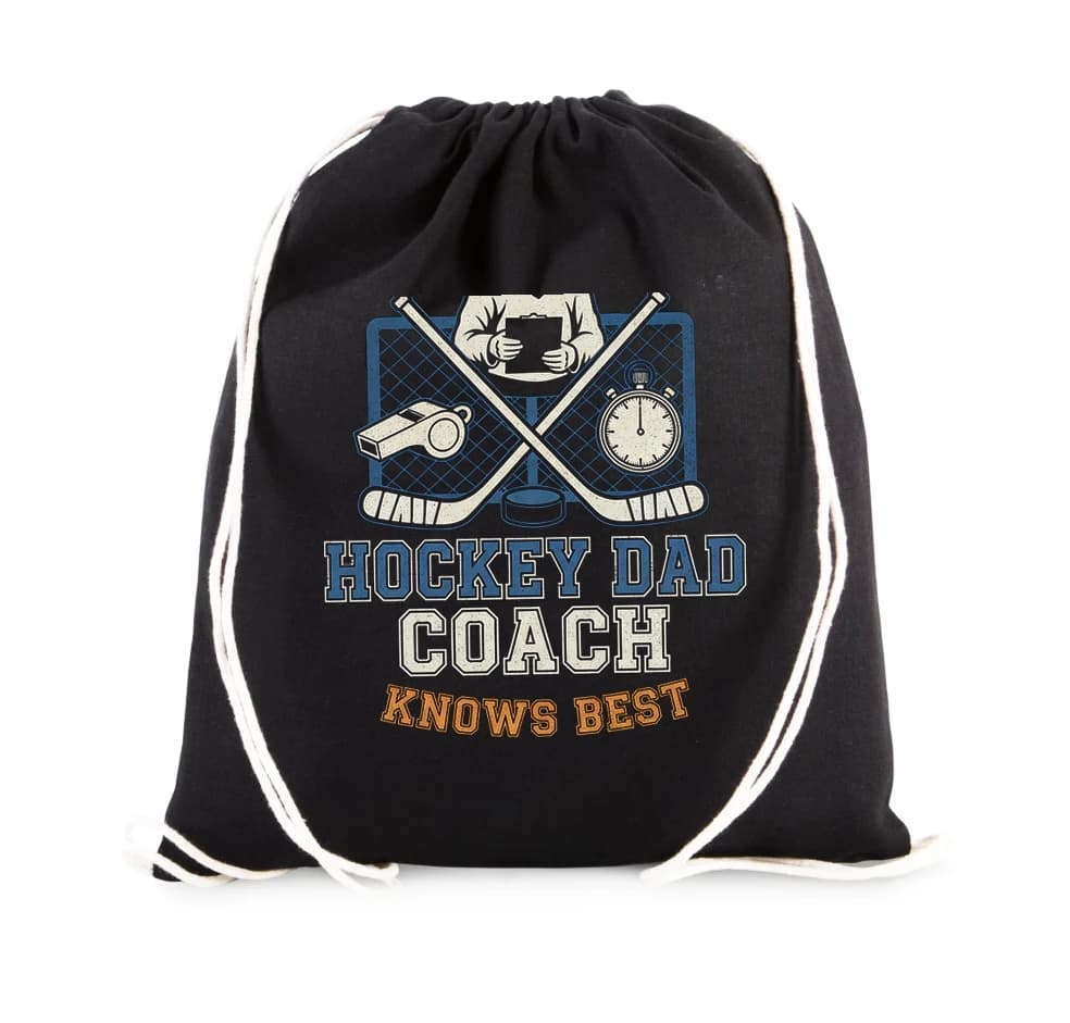 Vak na chrbát Hockey Dad Coach Otec tréner vie najlepšie