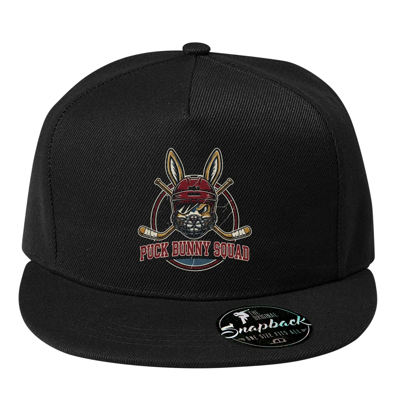 Šiltovka snapback Divoká hokejová kráľovná Puck Bunny Squad
