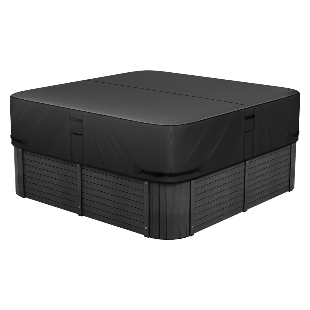 Kryt na vonkajšiu vírivku 2285x2285x508 mm, odolný voči poveternostným vplyvom a vode, čierny