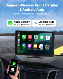 Autorádio s CarPlay dotykovou obrazovkou 9 palcov Apple Android Auto cúvacia kamera - miniatúra 6