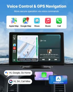 Autorádio s CarPlay dotykovou obrazovkou 9 palcov Apple Android Auto cúvacia kamera - miniatúra 7