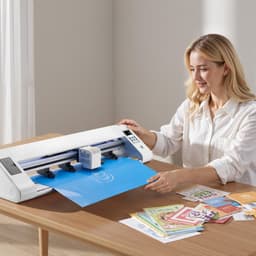 Rezací stroj na vinylový rezač s automatickou detekciou hrán, 2 čepele - miniatúra 1