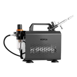 Sada airbrush pištole Sada airbrush pištole 1/6 HP vzduchový kompresor 1 airbrush pištol 3 trysky na farby - miniatúra 4