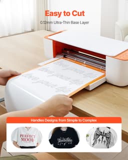 Teplonosná vinylová fólia HTV nažehľovacia na vinylovú rolku 304,8 x 7260 mm, lesklá biela - miniatúra 6