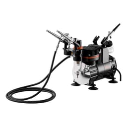 Sada airbrush pištole Sada airbrush pištole Vzduchový kompresor 1/6 HP 3 airbrush pištole 3 trysky na lakovanie - miniatúra 12