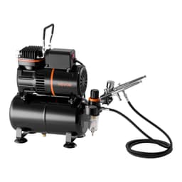 Sada airbrush pištole Sada airbrush pištole Vzduchový kompresor 1/6 HP 3 airbrush pištole 3 trysky Nádrž - miniatúra 3