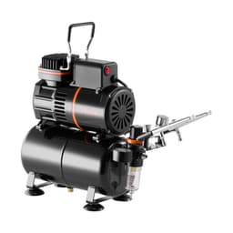 Sada airbrush pištole Sada airbrush pištole Vzduchový kompresor 1/6 HP 3 airbrush pištole 3 trysky Nádrž - miniatúra 5