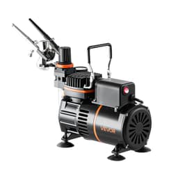 Sada airbrush pištole Sada airbrush pištole Vzduchový kompresor 1/6 HP 3 airbrush pištole 3 trysky 2 ventilátory - miniatúra 3