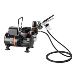 Sada airbrush pištole Sada airbrush pištole Vzduchový kompresor 1/6 HP 3 airbrush pištole 3 trysky 2 ventilátory - miniatúra 5