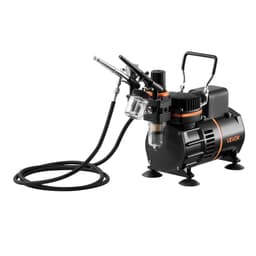 Sada airbrush pištole Sada airbrush pištole Vzduchový kompresor 1/6 HP 3 airbrush pištole 3 trysky 2 ventilátory - miniatúra 12