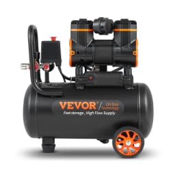 Vzduchový kompresor 18,2 l 900 W 2,2 CFM pri 90 PSI 70 dB Ultra tichý bez oleja - miniatúra 3