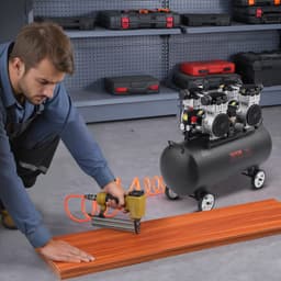 Kompaktný prenosný bezolejový vzduchový kompresor 20 galónov 90 PSI - miniatúra 1