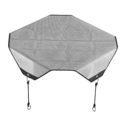 Kryt klimatizácie pre vonkajšie jednotky, 710 x 710 mm, centrálny kryt klimatizačnej jednotky, vrchný univerzálny sieťovaný ochranný kryt, odolný voči roztrhnutiu, jednoduchá inštalácia, pre vonkajšie použitie, všetky ročné obdobia, čierny - miniatúra 12