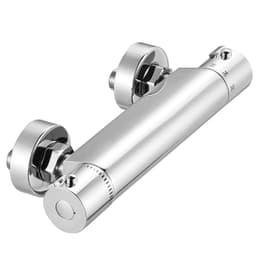 Termostatický sprchový ventil, 38℃ Secure Lock termostatický sprchový ventil, sprchový kohútik s teplou studenou vodou, regulačné ventily teploty sprchového kohútika s masívnym mosadzným odliatkom pre kúpeľňu, obytný automobil, nepriepustný - miniatúra 5