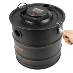 Vysávač popola, 20 l s výkonným saním 1200 W, zberač popola s flexibilnou hadicou 1,2 m a kolieskami, pre krby, peletové kachle, kachle na drevo, pec na polená, grily, pece na pizzu, ohniská - miniatúra 12