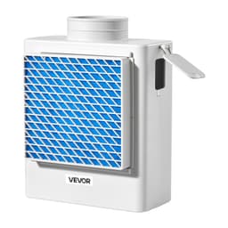 Súprava na vetranie vnútorného sušiča 3 v 1, prémiový ABS materiál, pasuje na 99 mm výfukový otvor, inteligentný pripomienkovač prehriatia, odsávací kryt a ľahko odnímateľný sieťový kryt a viacvrstvové čistenie so 4 náhradnými vložkami - miniatúra 12