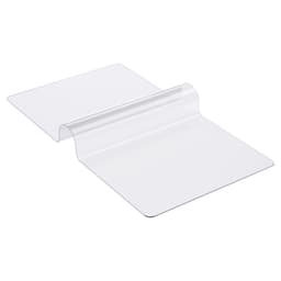 Plastový kryt na stôl, 14 x 24 palcov, hrúbka 1,5 mm, priehľadný chránič stola, obdĺžniková PVC podložka na stôl, vodeodolný a ľahko čistiteľný obrus, pre kancelársky stôl, komodu, jedálenský stôl, nočný stolík - miniatúra 3