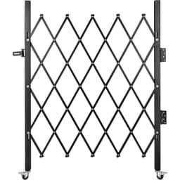 Jednoduchá skladacia bezpečnostná brána, skladacia brána 94 × 122 cm (Š × V), oceľová harmoniková bezpečnostná brána, flexibilná rozťahovacia bezpečnostná brána, rolovacia barikádová brána s 360° otváraním, nožnicová brána alebo dvere s visiacim zámkom - miniatúra 3