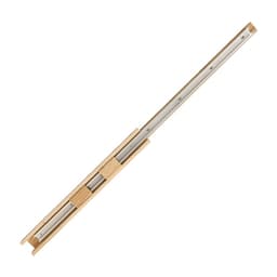 Posuvné dvere do vreckového puzdra, 765 x 2035 mm, 5-lite matné sklenené jednoposuvné dvere s kovaním, robustná doska z masívneho dreva a MDF s vodeodolným povrchom do spálne, kuchyne, pracovne - miniatúra 3