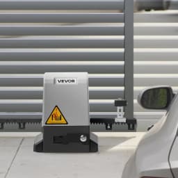 Automatický otvárač brán, 280W elektrický otvárač posuvných brán pre brány do 25 m 816 kg, nylonový motor na rolovacie brány s ozubeným hrebeňom s infračerveným senzorom a 2 diaľkovými ovládačmi, systém otvárania príjazdových brán - miniatúra 1