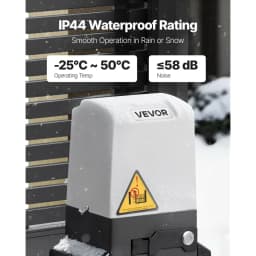 Automatický otvárač brán, 280W elektrický otvárač posuvných brán pre brány do 25 m 816 kg, nylonový motor na rolovacie brány s ozubeným hrebeňom s infračerveným senzorom a 2 diaľkovými ovládačmi, systém otvárania príjazdových brán - miniatúra 9