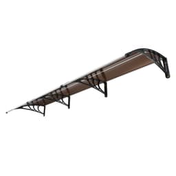 Markíza na okná a dvere 40" x 120", UPF 50+ polykarbonátová vstupná dvere, vonkajšia markíza na okná, previsová markíza na predné dvere, slnečná roleta, ochrana pred UV žiarením, dažďom a snehom, dutá doska - miniatúra 12