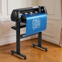 Rezačka na vinyl, maximálna šírka posuvu 720 mm, dvojité čepele, nastaviteľná sila a rýchlosť, LED displej, sada rezačky a tlačiarne na vinyl s listami nálepiek, transferová fólia, softvér Signmaster - miniatúra 1