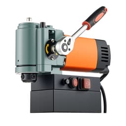 Nízkoprofilová magnetická vŕtačka, 1300 W, priemer vŕtania 35 mm, prenosná magnetická vŕtačka s výkonom 10 000 N, otáčky 650 ot./min., so stopkou Weldon, na kovové povrchy, priemysel a domáce vylepšenia. - miniatúra 3