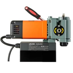 Nízkoprofilová magnetická vŕtačka, 1300 W, priemer vŕtania 35 mm, prenosná magnetická vŕtačka s výkonom 10 000 N, otáčky 650 ot./min., so stopkou Weldon, na kovové povrchy, priemysel a domáce vylepšenia. - miniatúra 5