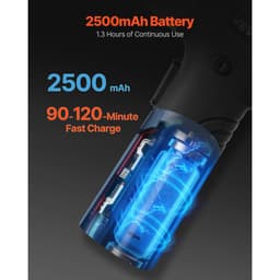 Elektrický skrutkovač, 7 stupňov krútiaceho momentu 0,5-5 Nm, batéria 2500 mAh, sada akumulátorových skrutkovačov s 32 kusmi 1/4" bitov, digitálny displej, LED svetlo, nabíjanie cez USB-C, na opravy elektrických zariadení nábytku - miniatúra 7