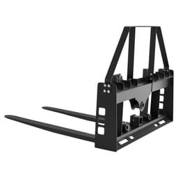 Paletové vidly pre šmykom riadené nakladače, menovitá nosnosť 1814 kg, upevnenie rámu paletových vidlíc s radlicami paletových vidlíc 1065 mm, prijímač a objímky ťažného zariadenia 50,8 mm, vhodné pre šmykom riadené nakladače, traktory - miniatúra 4