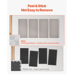 4 ks akustických panelov, 2 palce hrubé, 23,6 x 11,8 palca, zvukovoizolačné panely zo sklenených vlákien, samolepiace zvukotesné nástenné dosky, pre štúdiá, kancelárie, domáce kino, zasadacie miestnosti, ťavie - miniatúra 7