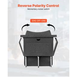 Kolískový prepínač, 6-pinový momentový DPDT kolískový prepínač, 3-polohový (ZAP)-VYP-(ZAP) prepínač polarity AC 250V/16A 125V/20A pre domáce spotrebiče pre autá, lode - miniatúra 7