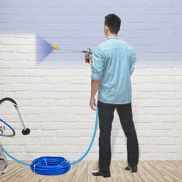 Sada bezvzduchovej hadice na striekanie farieb 15,24 m, otočný kĺb 6,4 mm, tlak 3600 psi s tryskou 517 - miniatúra 8