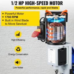 Dlabačka na drevo, 373 W (1/2 HP) 1400 ot./min. Powermatic, s pohyblivým pracovným stolom, stolová dlabačka, na vytváranie okrúhlych, štvorcových alebo špeciálnych štvorcových otvorov v dreve - miniatúra 7