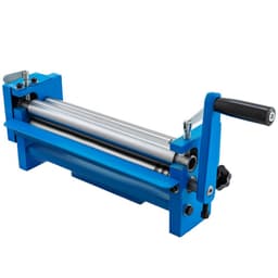 Manuálny valcový lis na drôtené valce, rúrky, valcový lis 320 mm SR 320J, valcovačka oceľových plechov s polomerom 32 mm, ohýbačka okrúhlych plechov - miniatúra 3