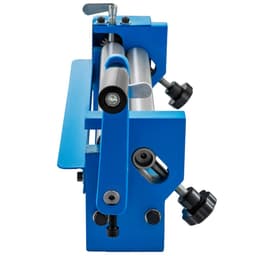 Manuálny valcový lis na drôtené valce, rúrky, valcový lis 320 mm SR 320J, valcovačka oceľových plechov s polomerom 32 mm, ohýbačka okrúhlych plechov - miniatúra 4