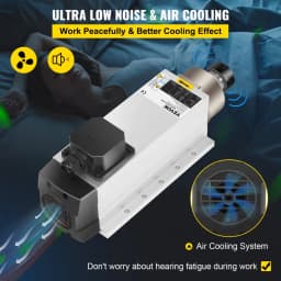 4KW 2220V vzduchom chladený vretenový motor ER25 CNC vzduchom chladený vretenový motor pre CNC gravírovaciu frézku - miniatúra 9