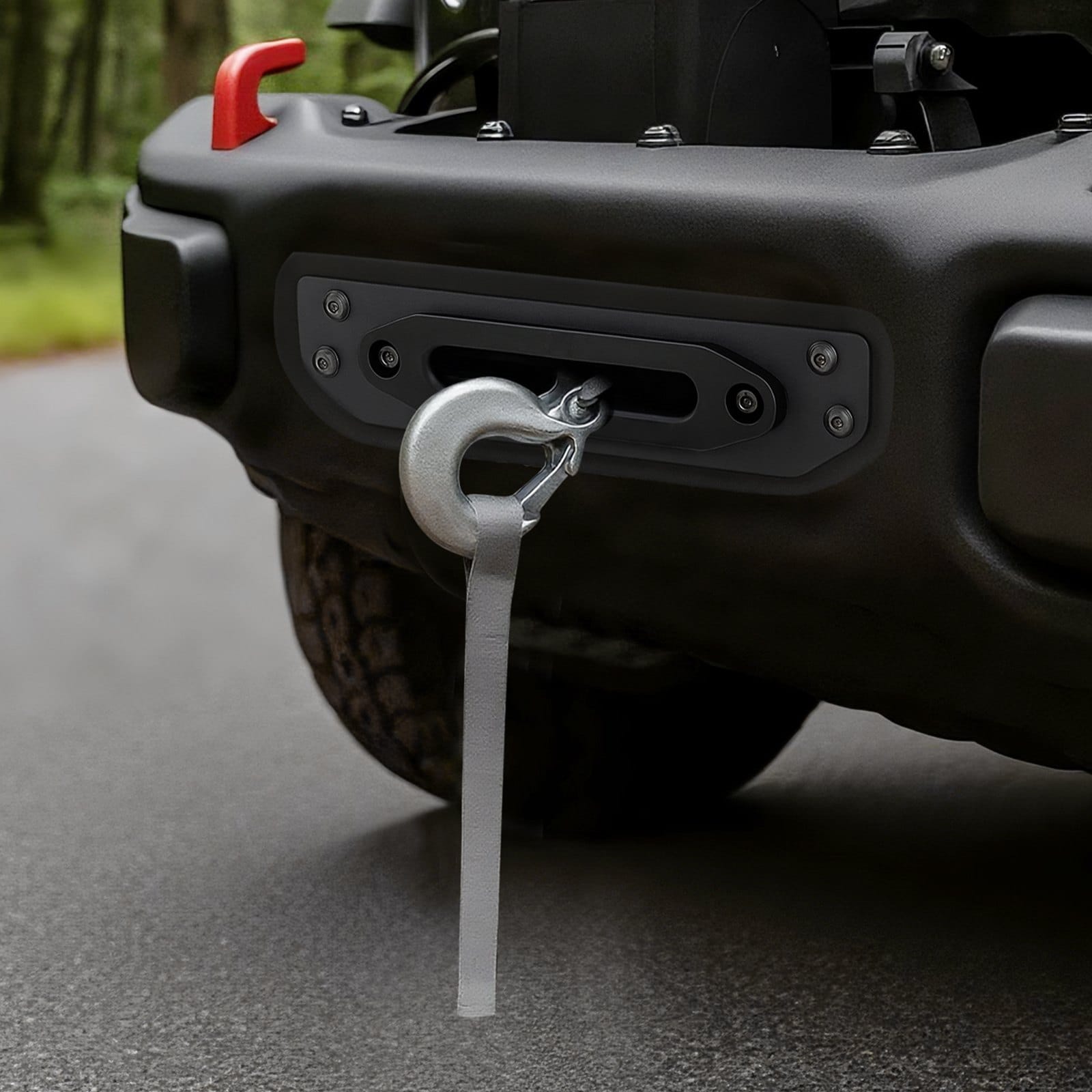 Držiak navijaka pre ťažné zariadenie Jeep Wrangler JL/JLU (2018-2023)