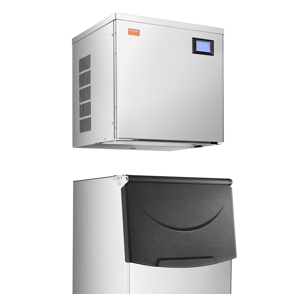 Profesionálny výrobník ľadu 450 libier/deň Samočistiaci výrobník ľadu - iba hlava