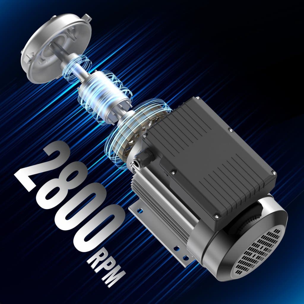 Elektromotor 2,2 kW 2800 ot./min. AC 220~240 V 13,8 A 1 fáza 24 mm hriadeľ s perem