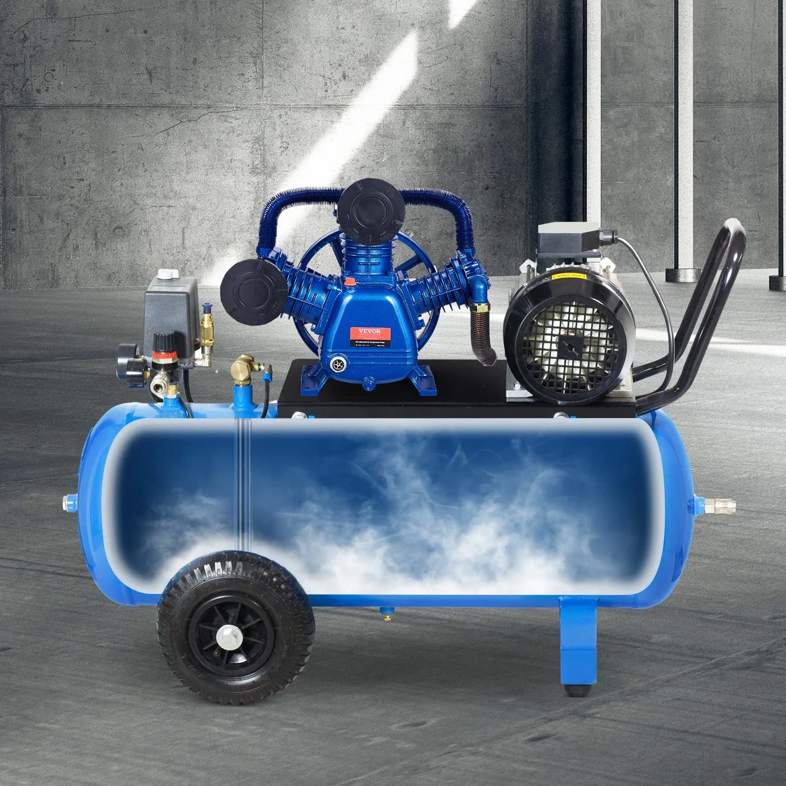 Hlava vzduchového kompresora 10HP 17,5CFM pri 90PSI 3-valcová piestová hlava čerpadla