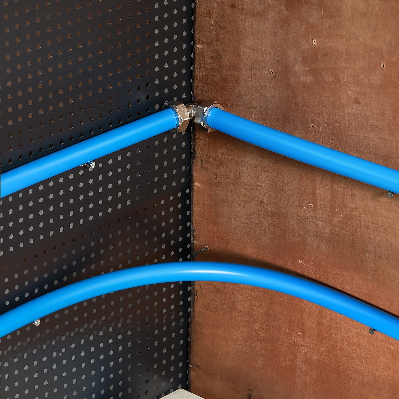 Súprava vzduchového kompresora, 3/4'' x 100FT, HDPE/hliníkový vzduchový systém, modrý